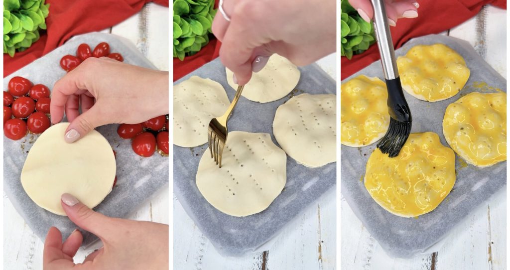 Mini tarte tatin de tomatinhos