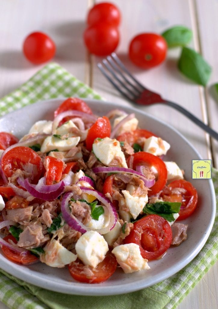salada de atum à caprese gp