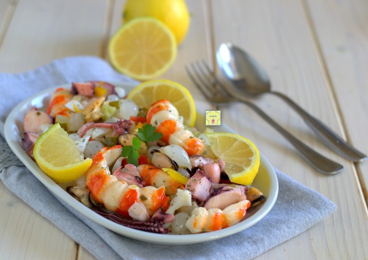 Salada de frutos do mar