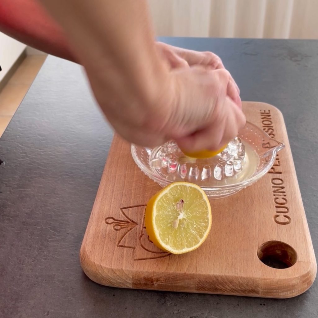 Salada de lula e camarão