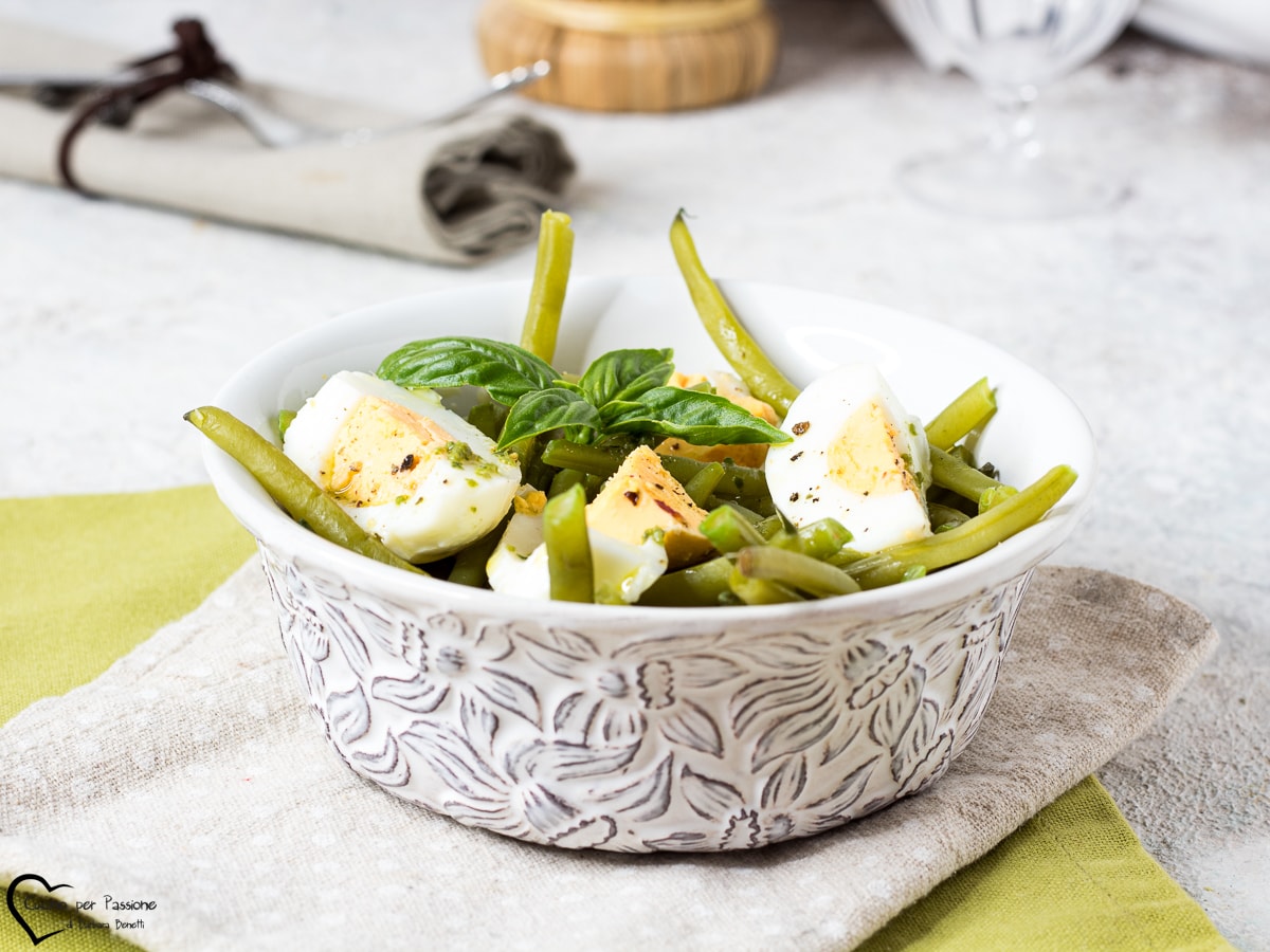 SALADA DE VAGEM E OVOS COZIDOS