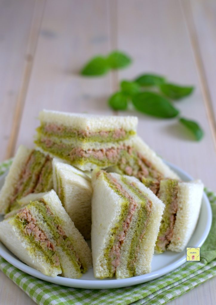 sanduíches de atum e pesto gp