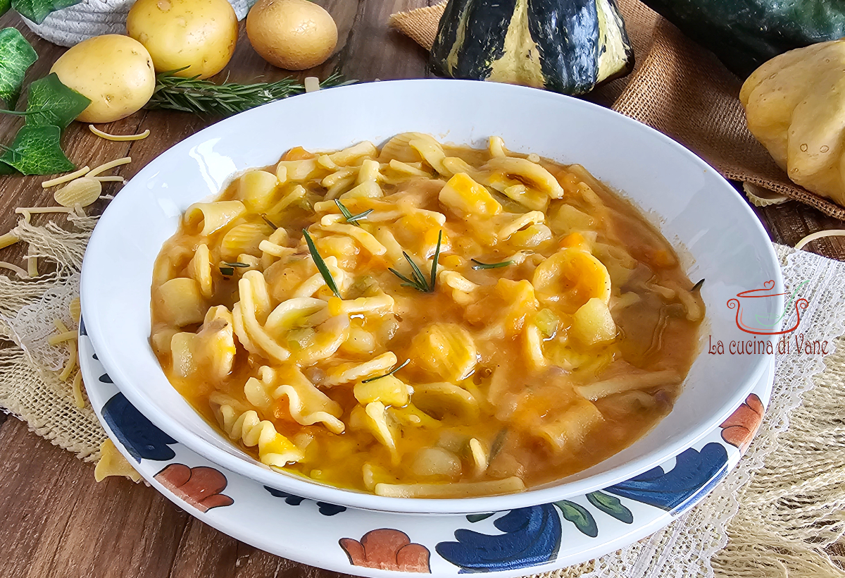 PASTA E BATATA À NAPOLITANA COM ABÓBORA