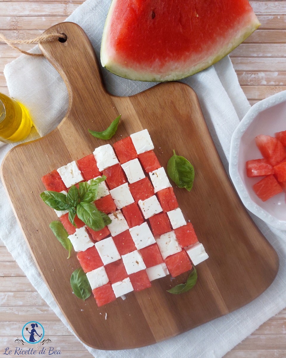 Tabuleiro de Melancia e Feta