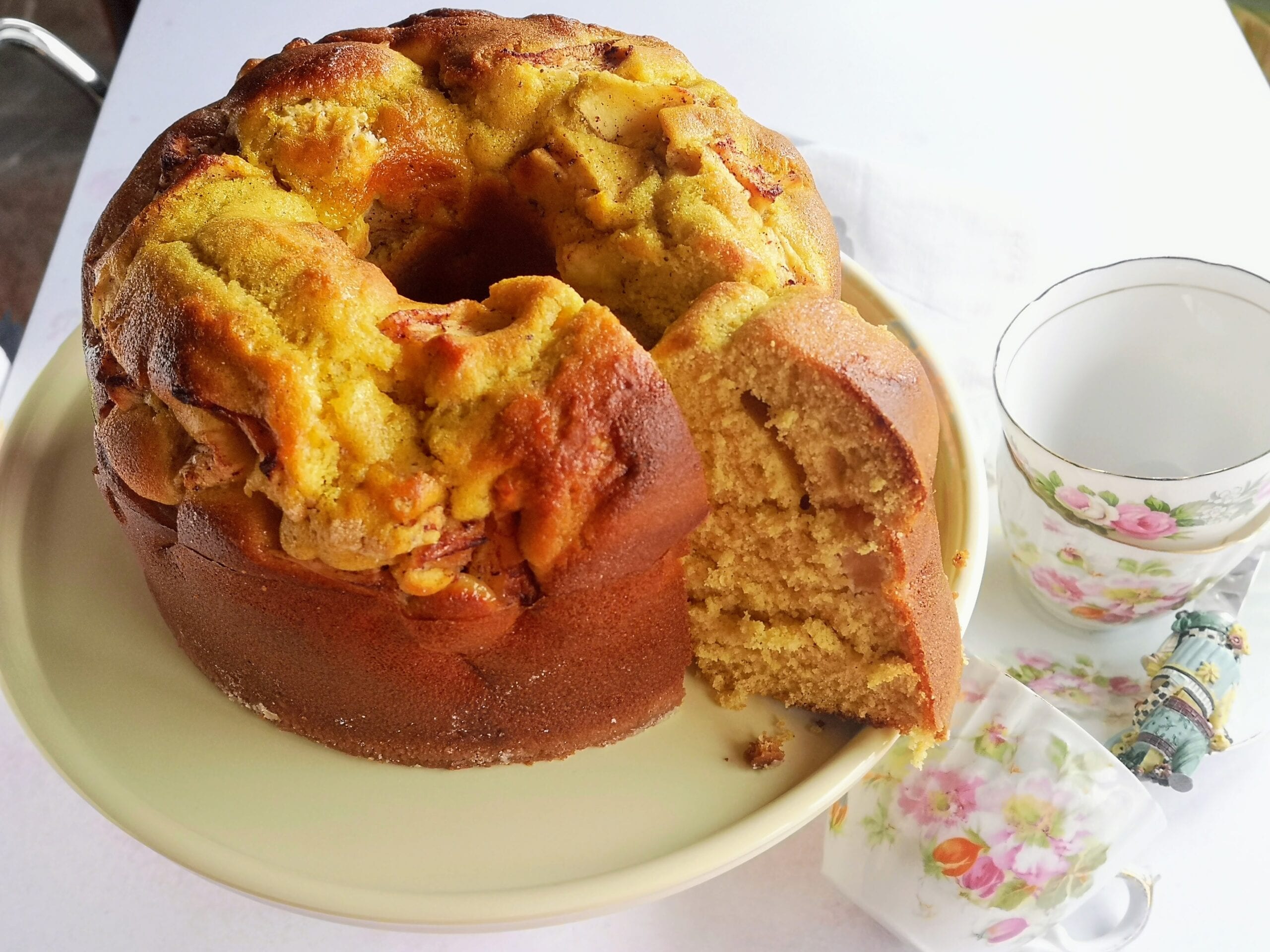 Torta de maçã e pera