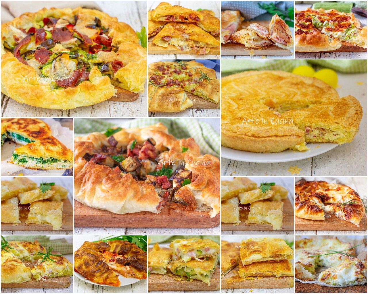 15 TORTAS SALGADAS com massa folhada rápidas