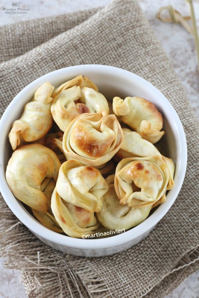 Tortellini na fritadeira a ar