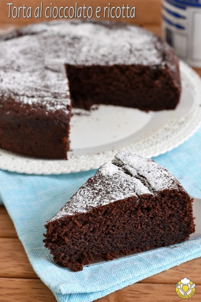 v_ bolo de chocolate e ricota que derrete na boca receita doce macio e úmido com cacau e ricota sem glúten il chicco di mais