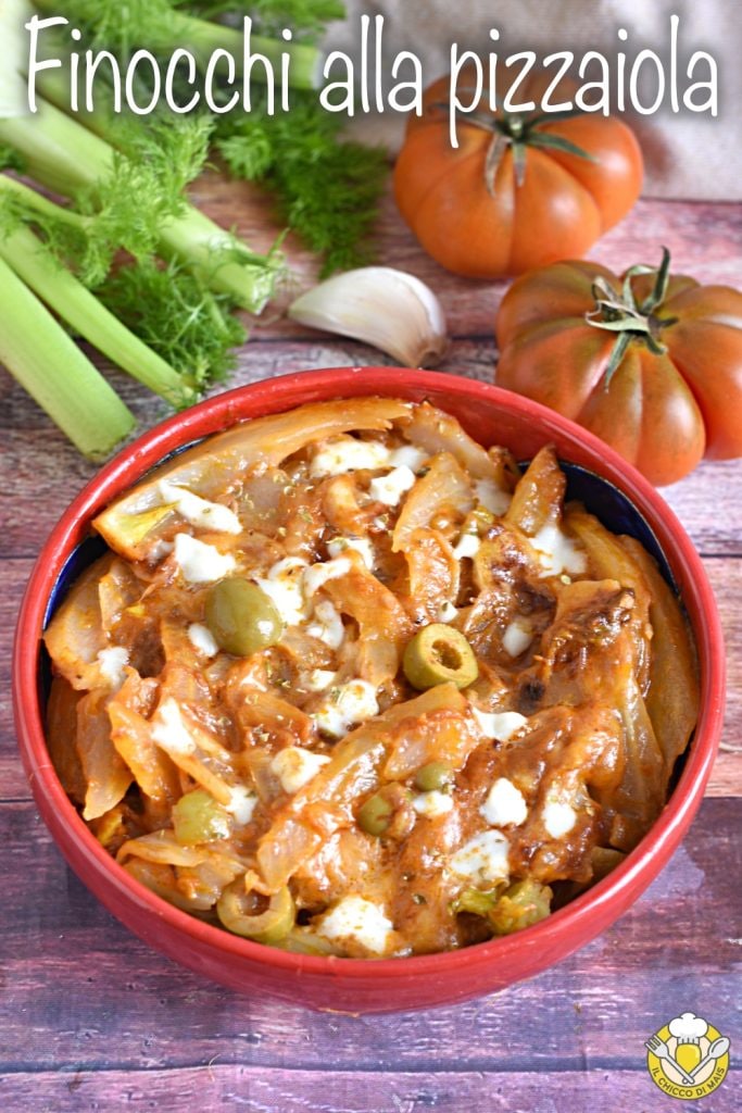 v_ funcho à pizzaiola na frigideira com tomate e mozzarella azeitonas receita rápida saborosa il chicco di mais