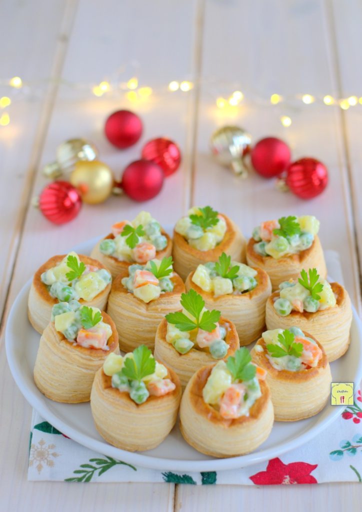 vol au vent com salada russa gp