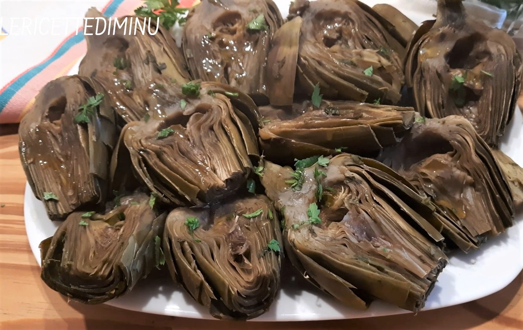 Alcachofras na frigideira light