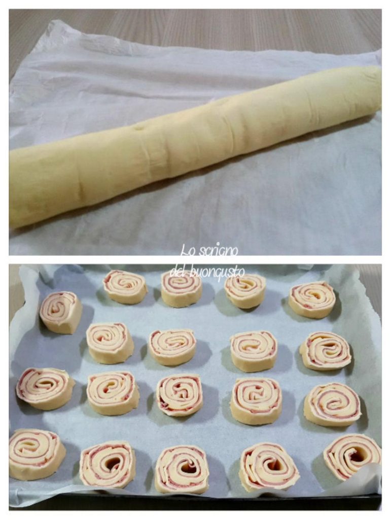 Rolinhos de presunto cozido e provolone