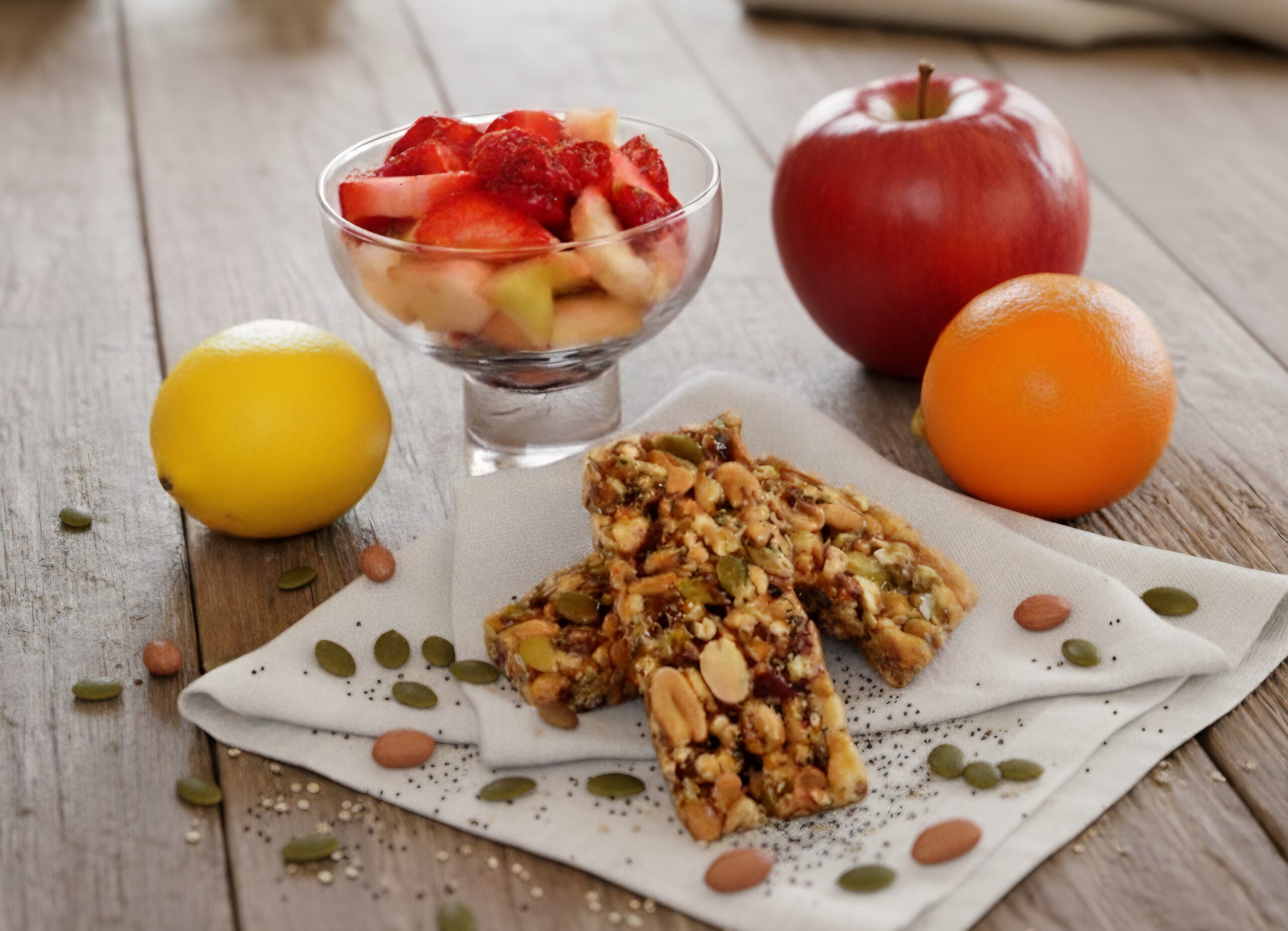 As barras de energia feitas em casa