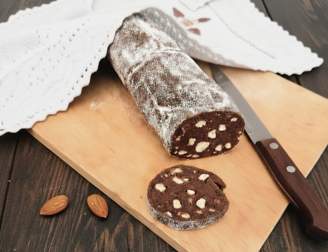 Salame de chocolate dietético