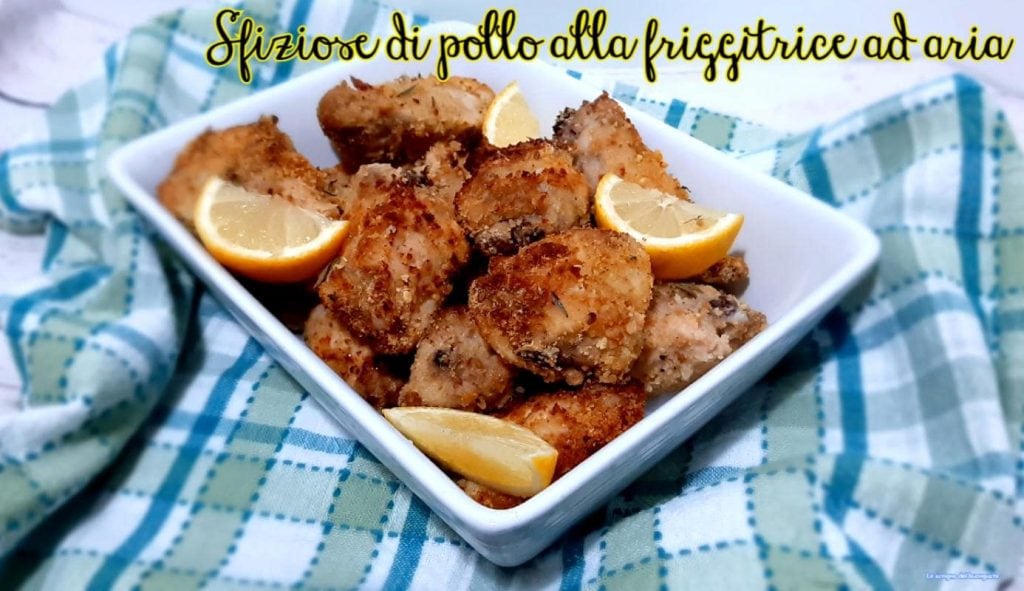 Delícias de frango na airfryer