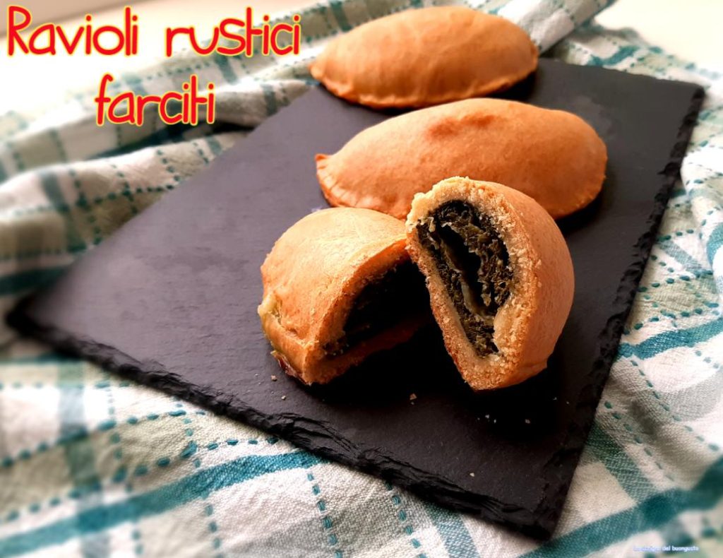 Ravioli rústicos recheados