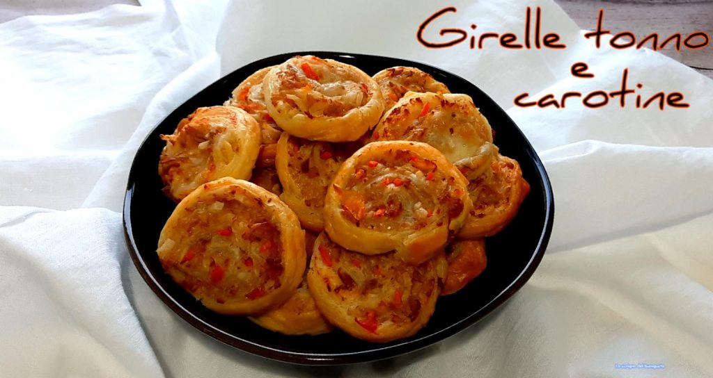 Rolinhos de atum e cenourinhas