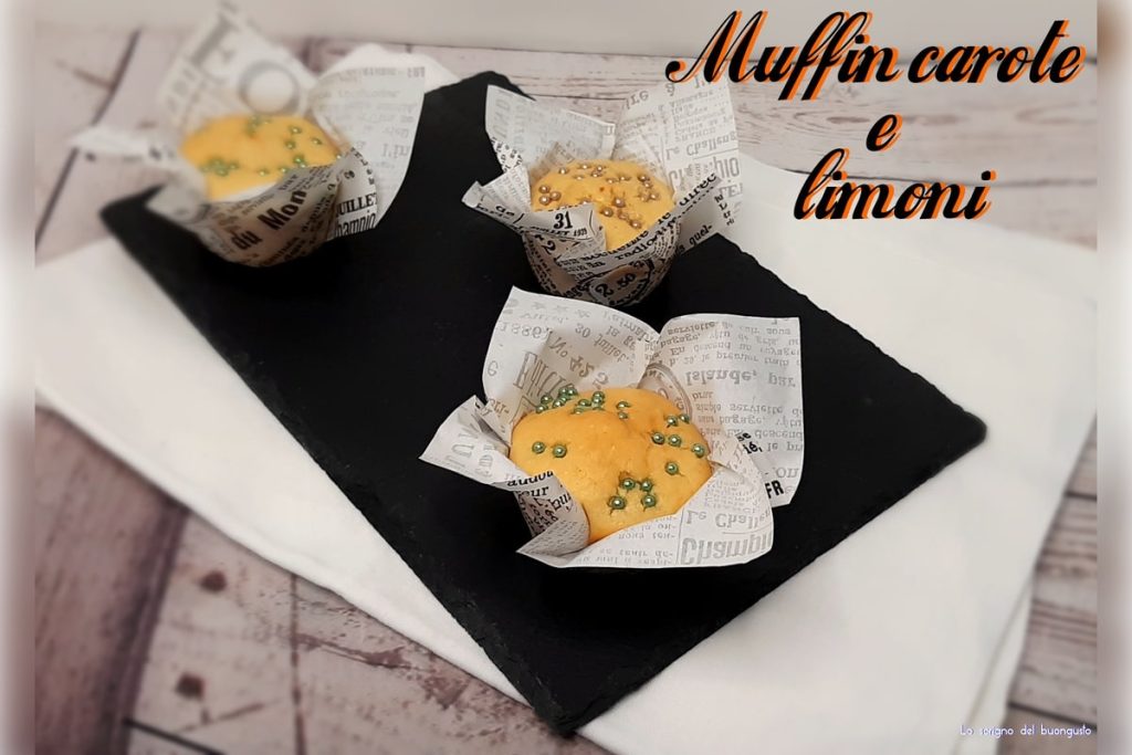 Muffin de cenoura e limão