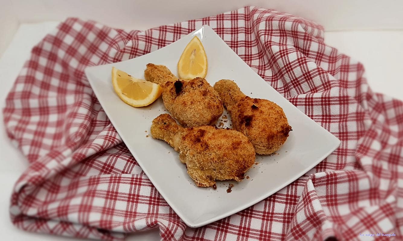 Coxas de frango com crosta crocante