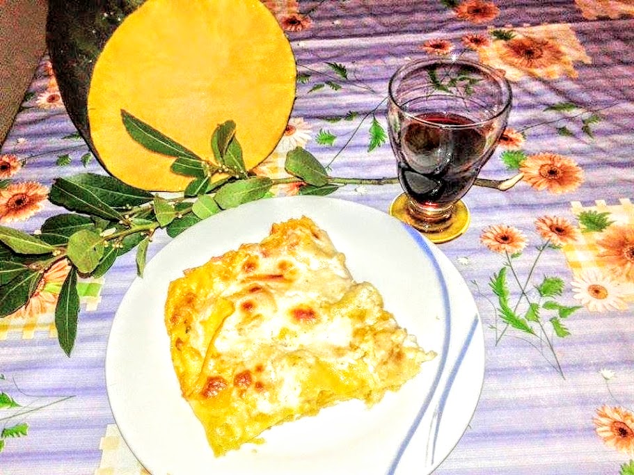 LASANHA BRANCA COM ABÓBORA