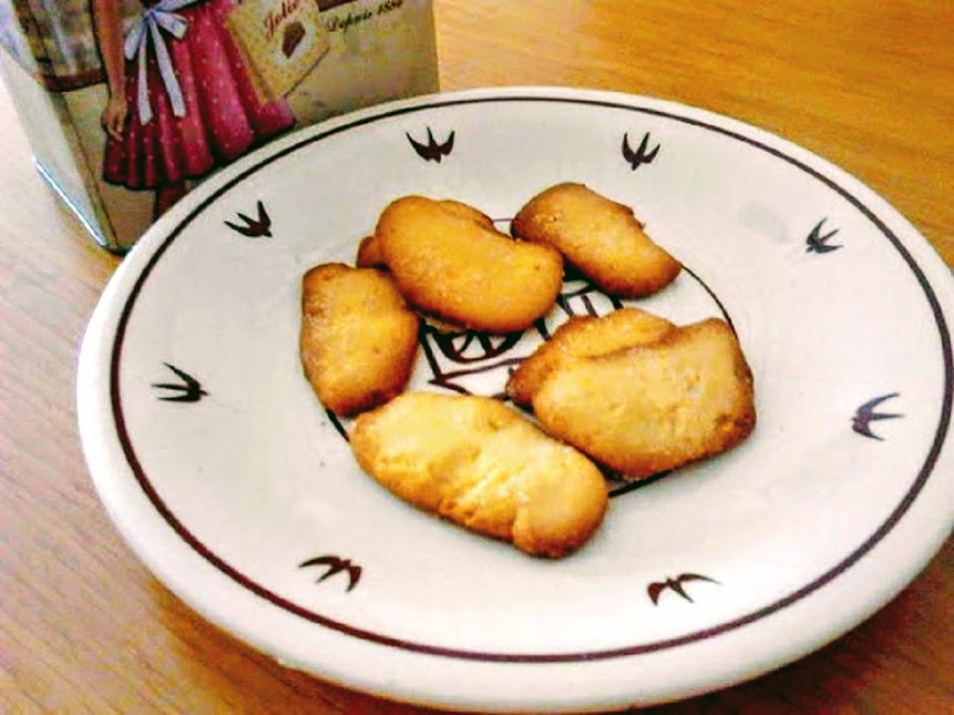 Biscoitos com farinha de arroz sem manteiga favette