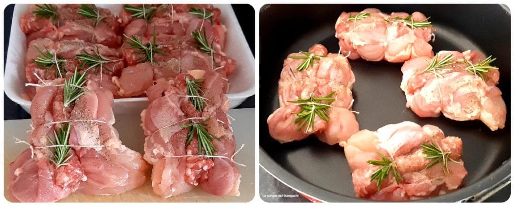 Coxas de frango recheadas