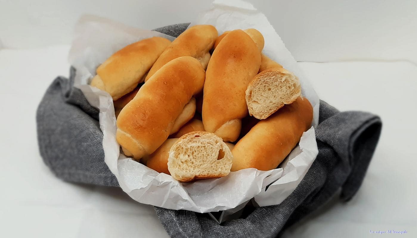 Pãezinhos de leite para buffet
