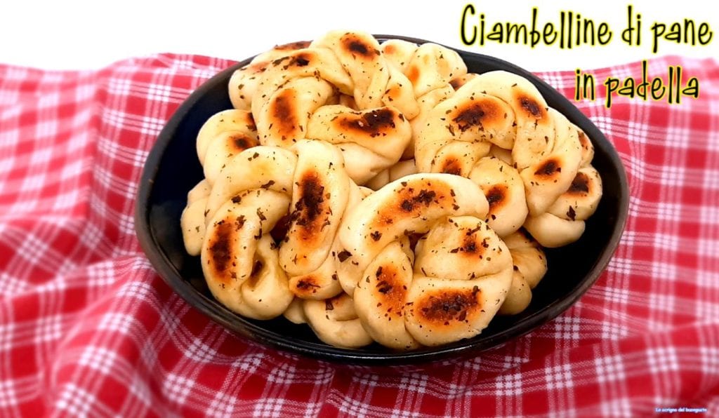 Rosquinhas de pão na frigideira