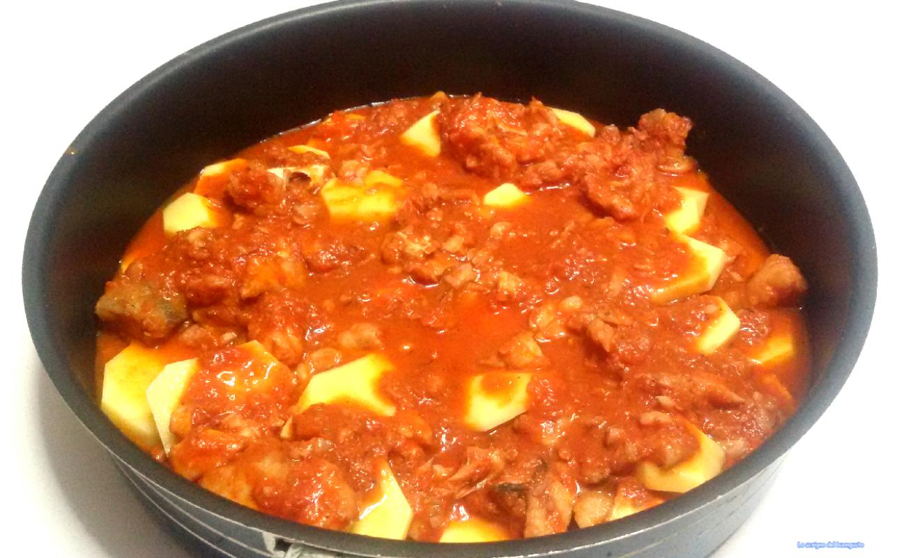 Bacalhau ao molho com batatas