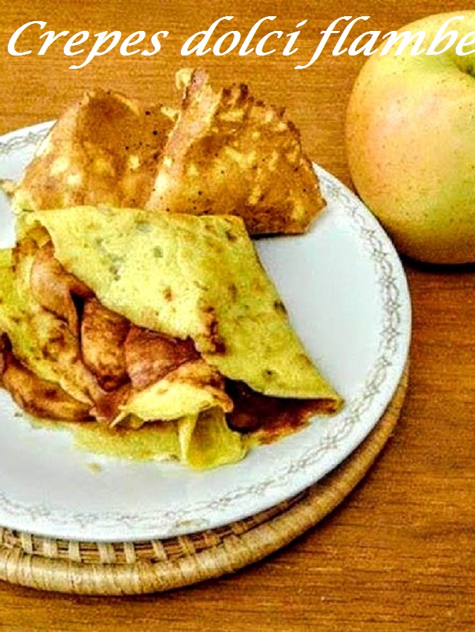 Crepes doces flambadas