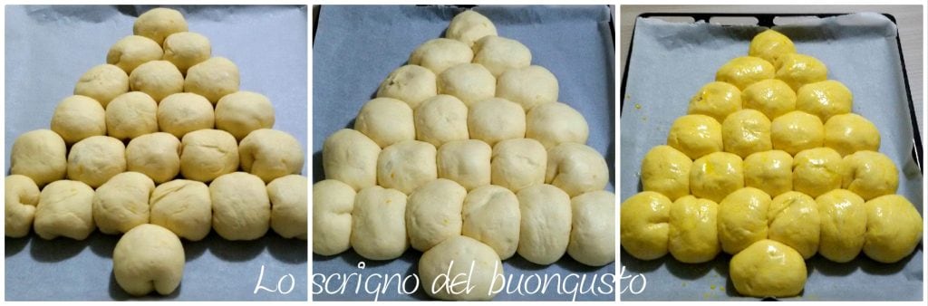 Árvore de brioche recheada