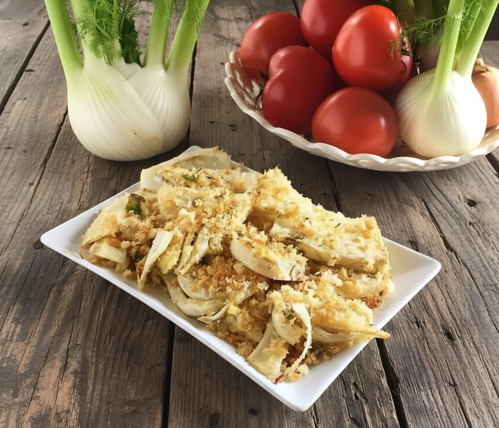 Os funchos gratinados à Siciliana