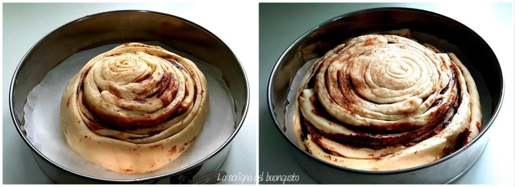 Bolo de rolo levedado com nutella