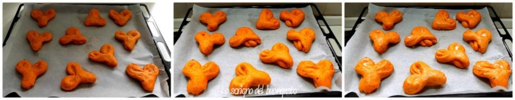 Pãezinhos coração de mãe