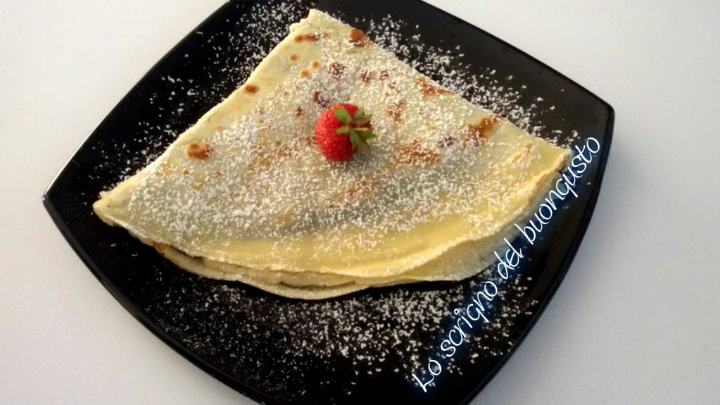 Crêpes doces com nutella