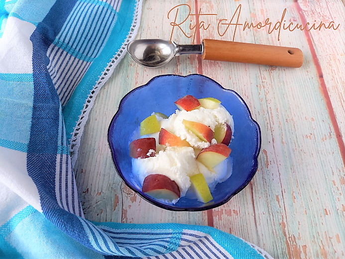 Sorvete de fruta sem sorveteira