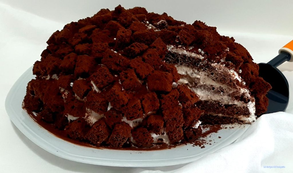 Cúpula de mimosa de chocolate