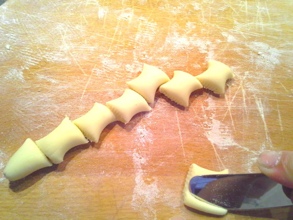 orecchiette feitas em casa