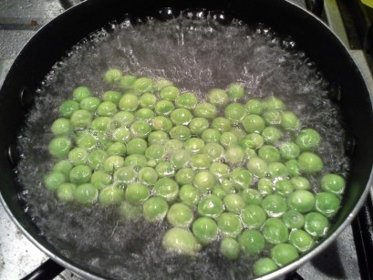 risoto menta ervilhas e favas
