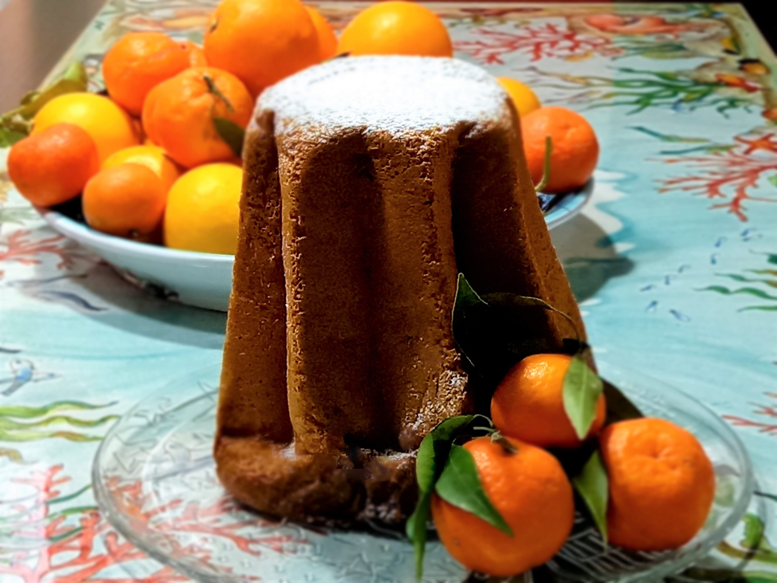 Pandoro Siciliano ao aroma de mandarina