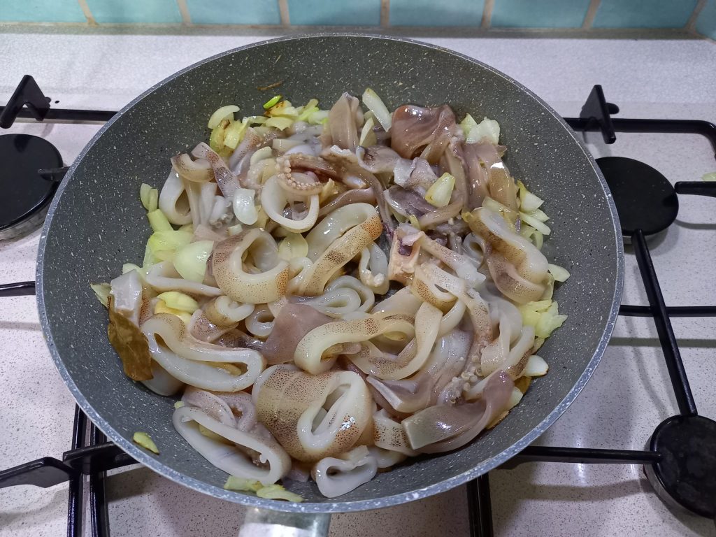 A calamarata à Livornese da avó