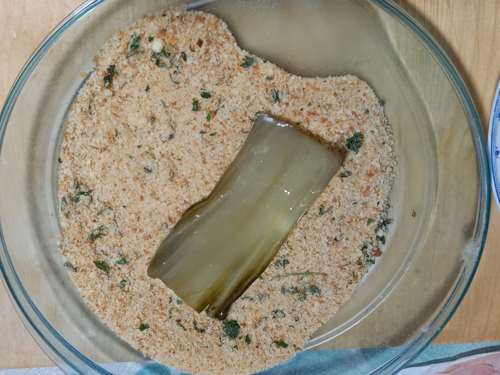 Torta de acelga e ricota gratinada