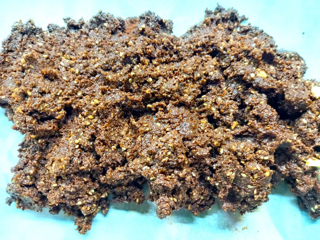 Salame de chocolate dietético com pimenta