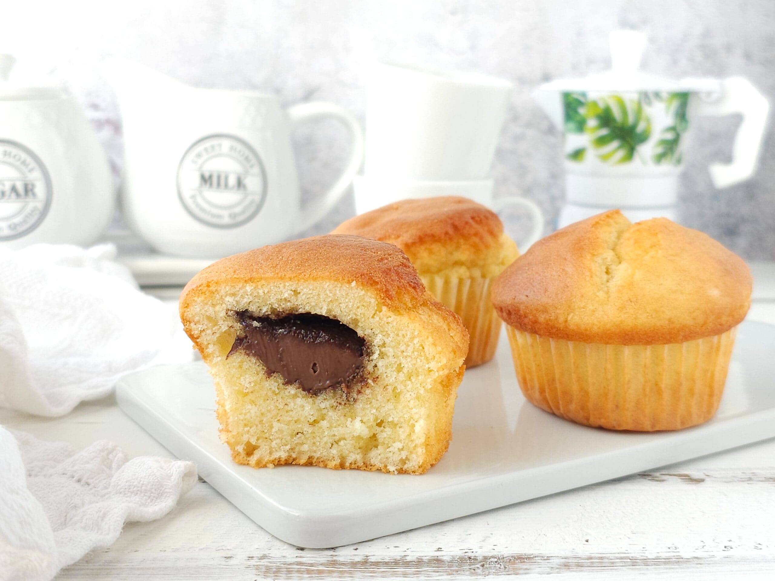 Muffins de Nutella na fritadeira a ar