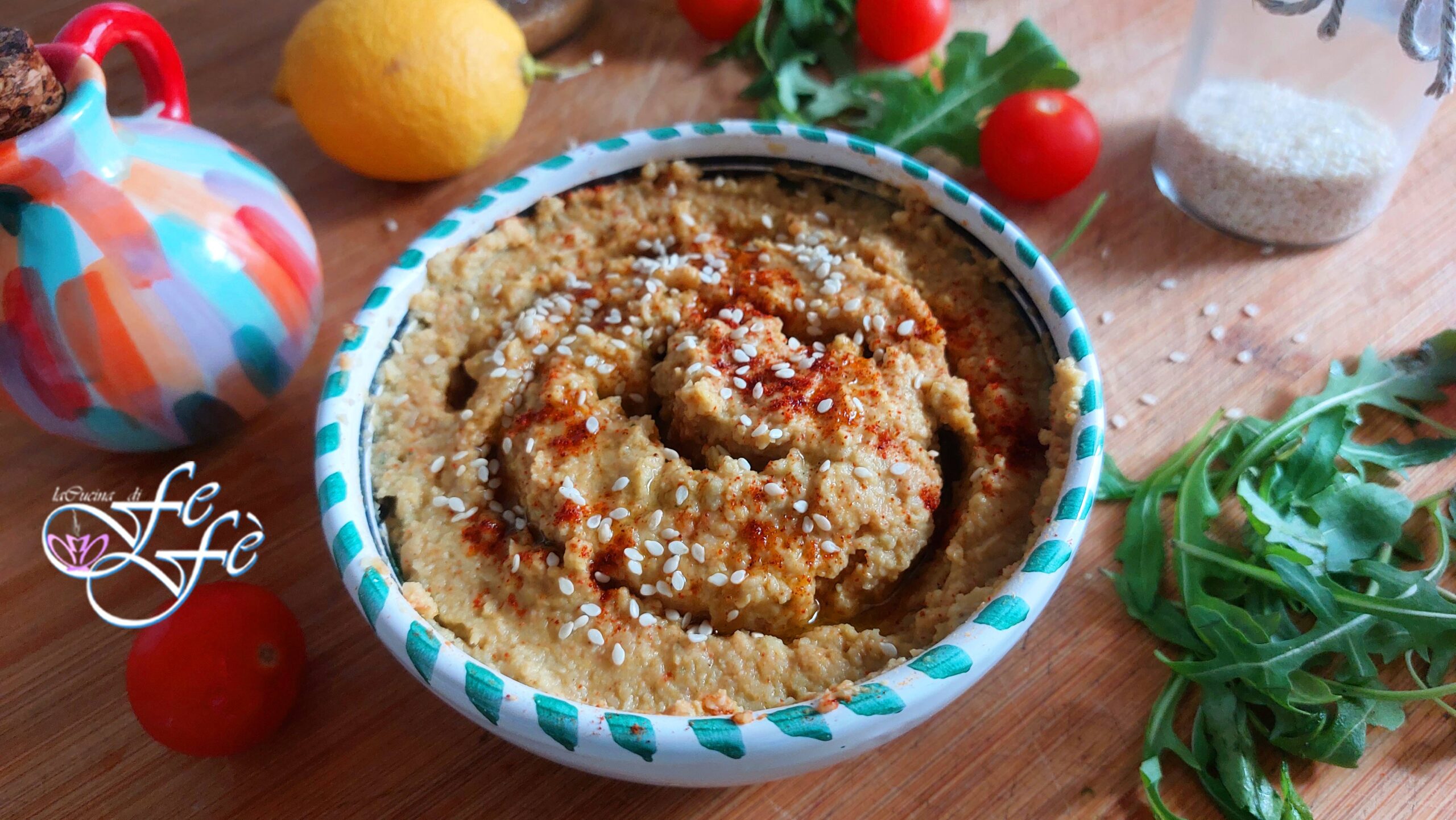 HUMMUS DE GRÃO-DE-BICO (Receita Árabe)