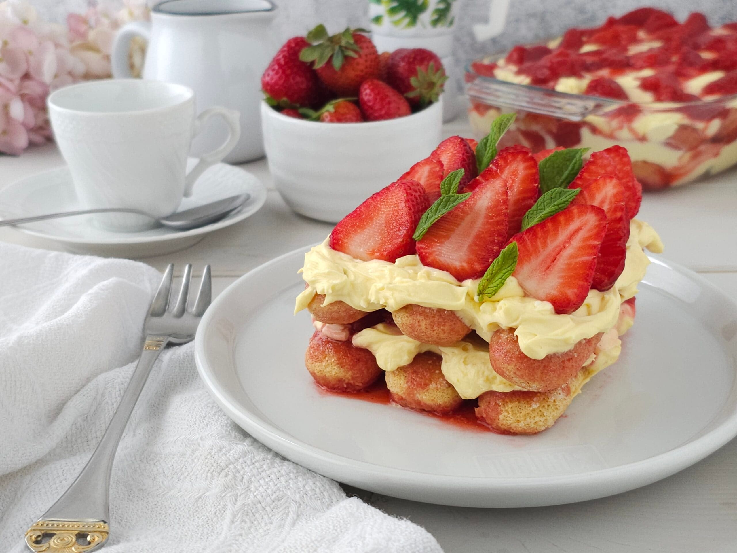 Tiramisù de morango