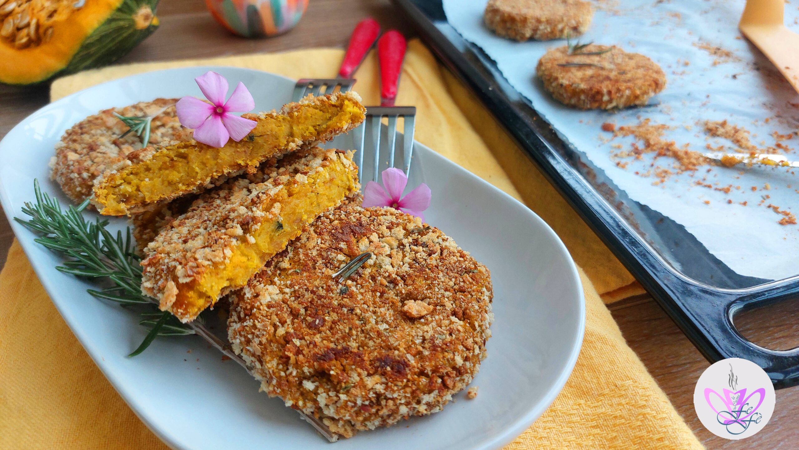 COTOLETES VEG DE ABÓBORA (Receita sem glúten)