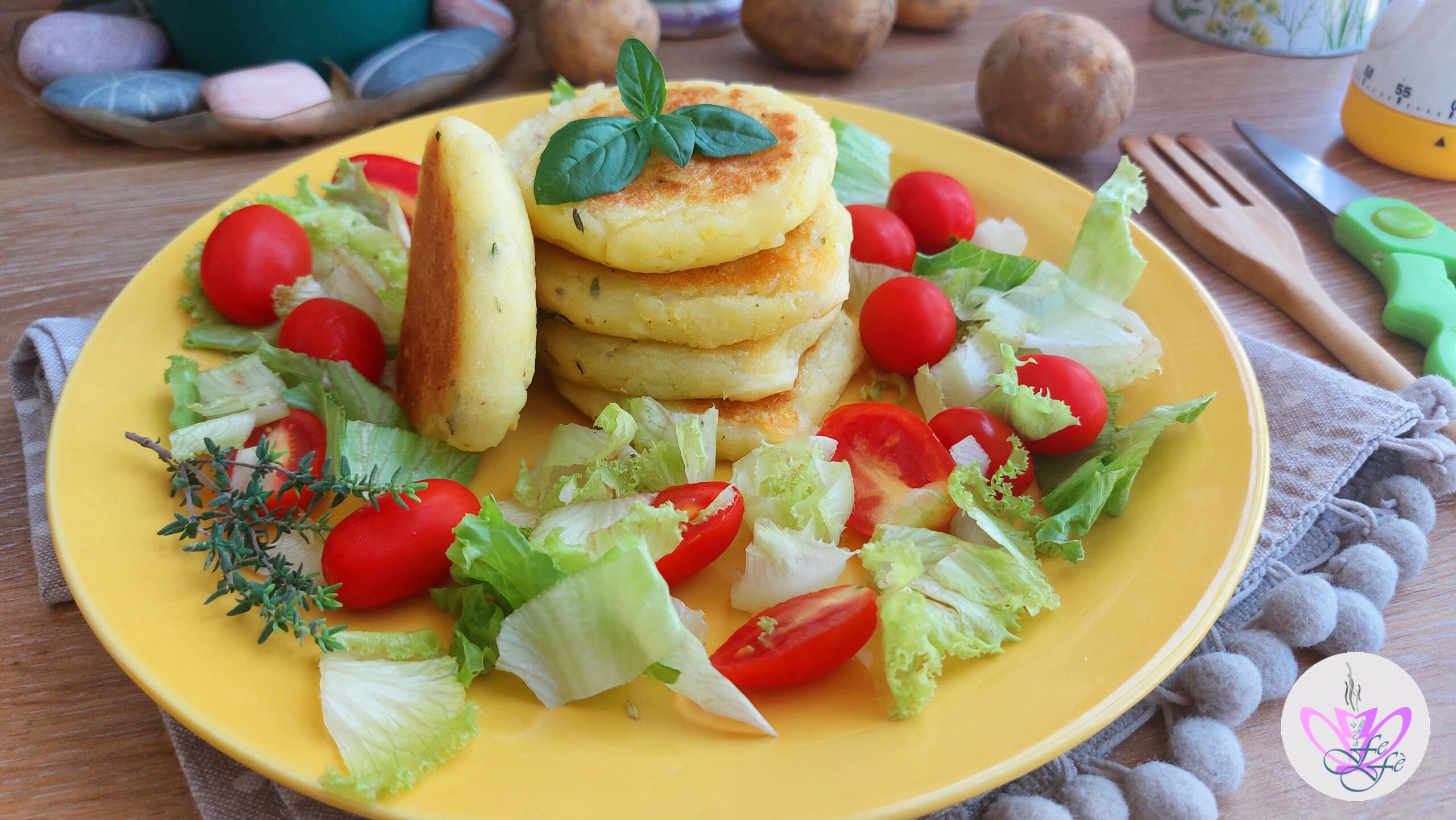 FOCACCINE DE BATATA DERRETIDAS NA FRIGIDEIRA