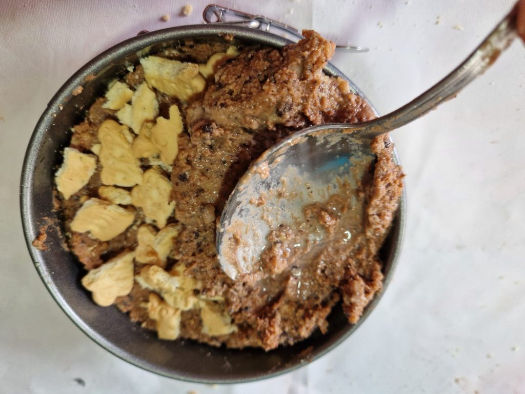 Torta de chocolate amargo sem açúcar