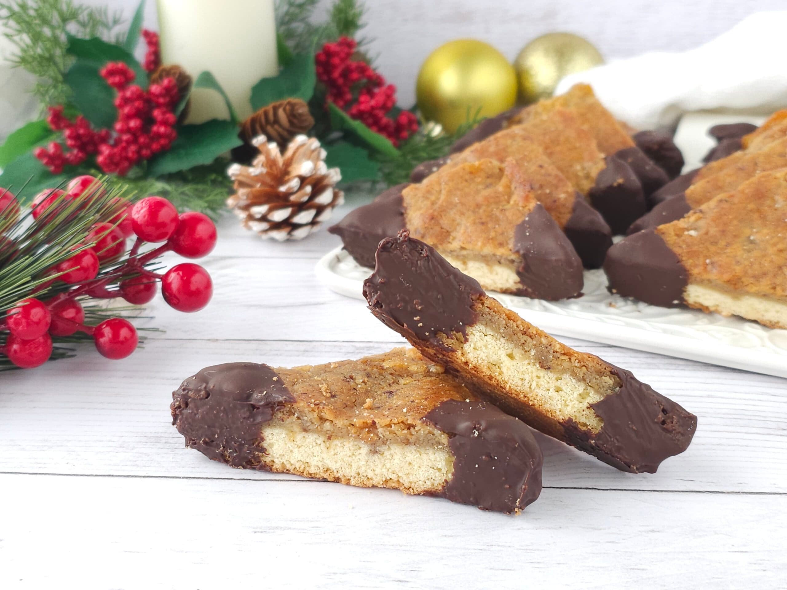 Nussecken (triângulos de biscoito de avelã)